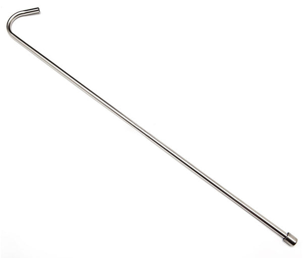 RACKING CANE WITH STAINLESS STEEL TIP -  30" STAINLESS STEEL