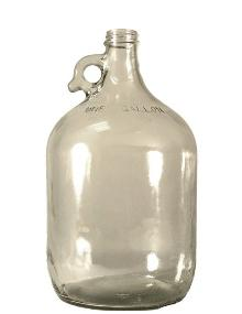 **PICK UP ONLY**  ONE GALLON (CLEAR) GLASS JUG