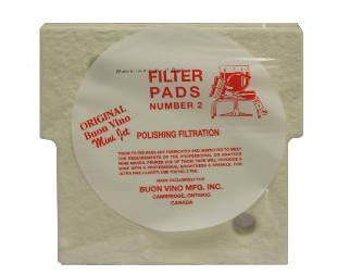 BUON VINO FILTER MINI PAD #2 POLISH MICRON 1.8 (3/PKG)