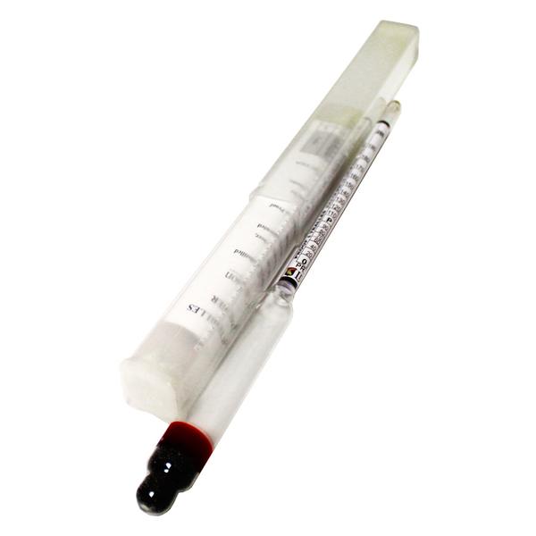 PROOF & TRALLE ALCOHOLMETER WITH HARD PACK CASE