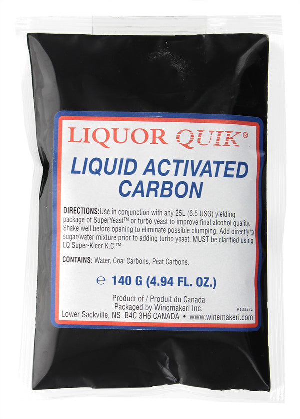 Liquor Quik Liquid Activated Carbon/Charcoal - 140 grams