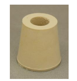 No. 3 Drilled Rubber Stopper
