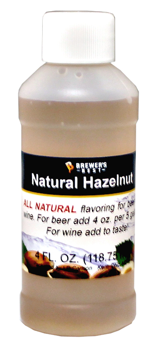HAZELNUT FLAVORING - NATURAL - 4 OZ