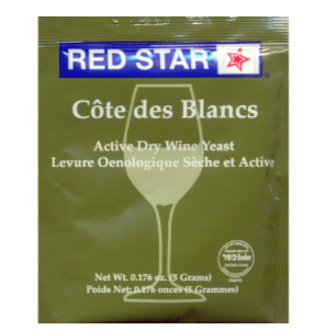 COTE DES BLANC RED STAR ACTIVE FREEZE-DRIED WINE YEAST